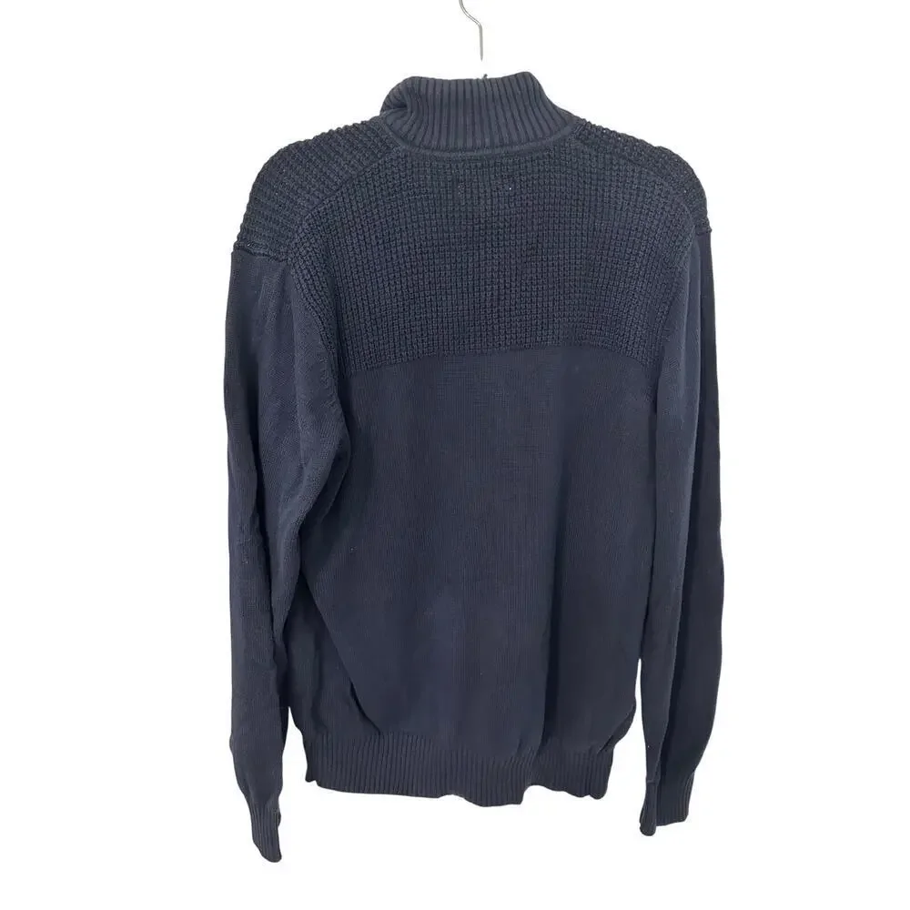💙🤎 Field & Stream Navy Quarter Zip Pullover XL - Cozy King Vibes ✨